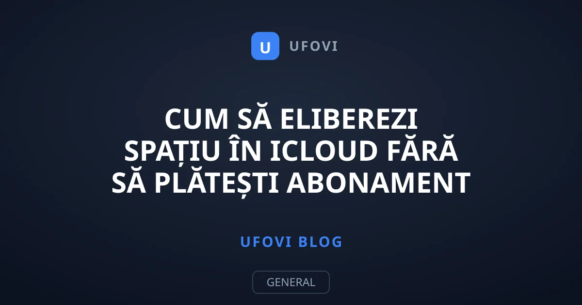 Cum să eliberezi spațiu în iCloud fără să plătești abonament